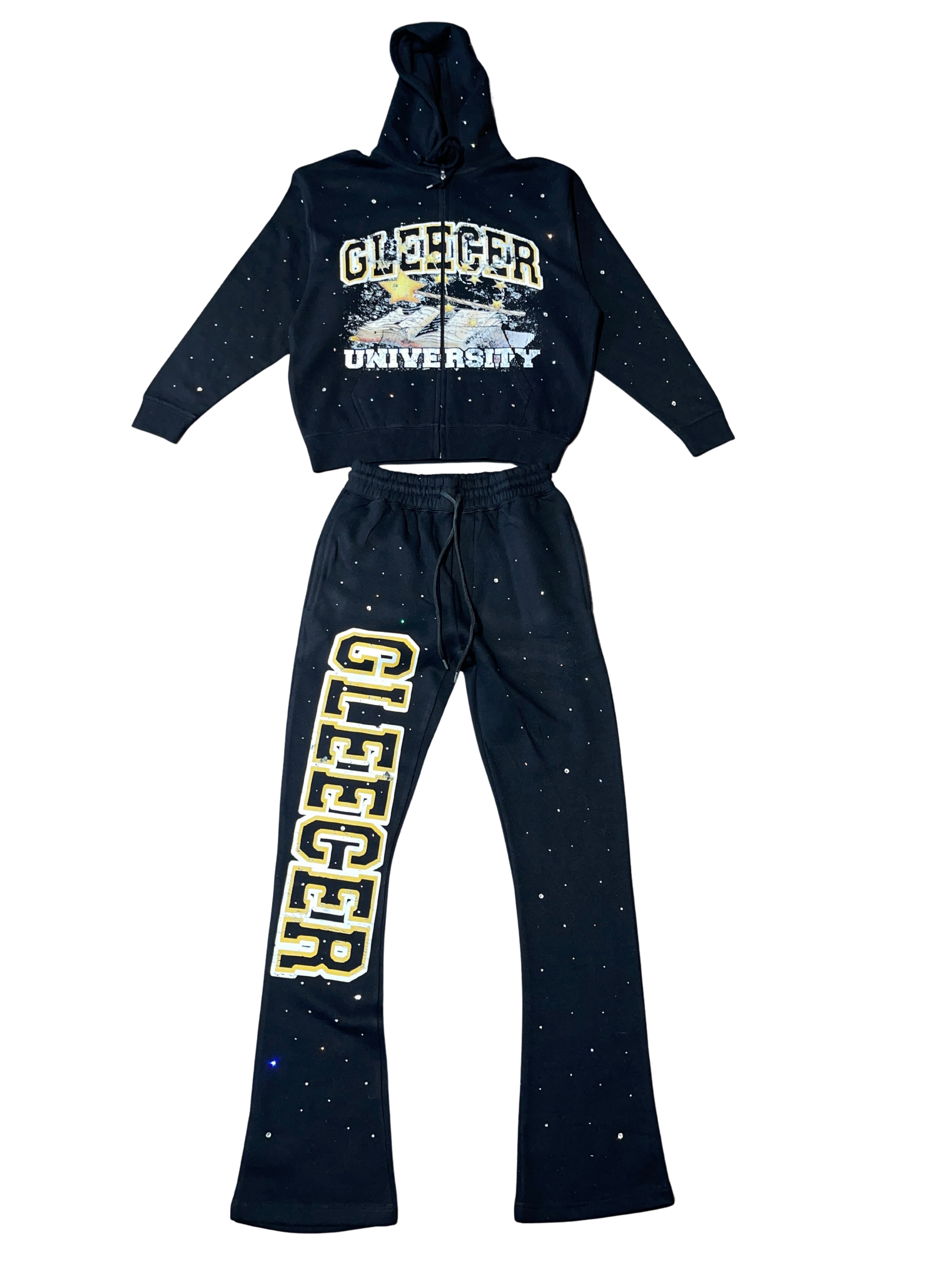 Gleecer University Rhinestone Tracksuit