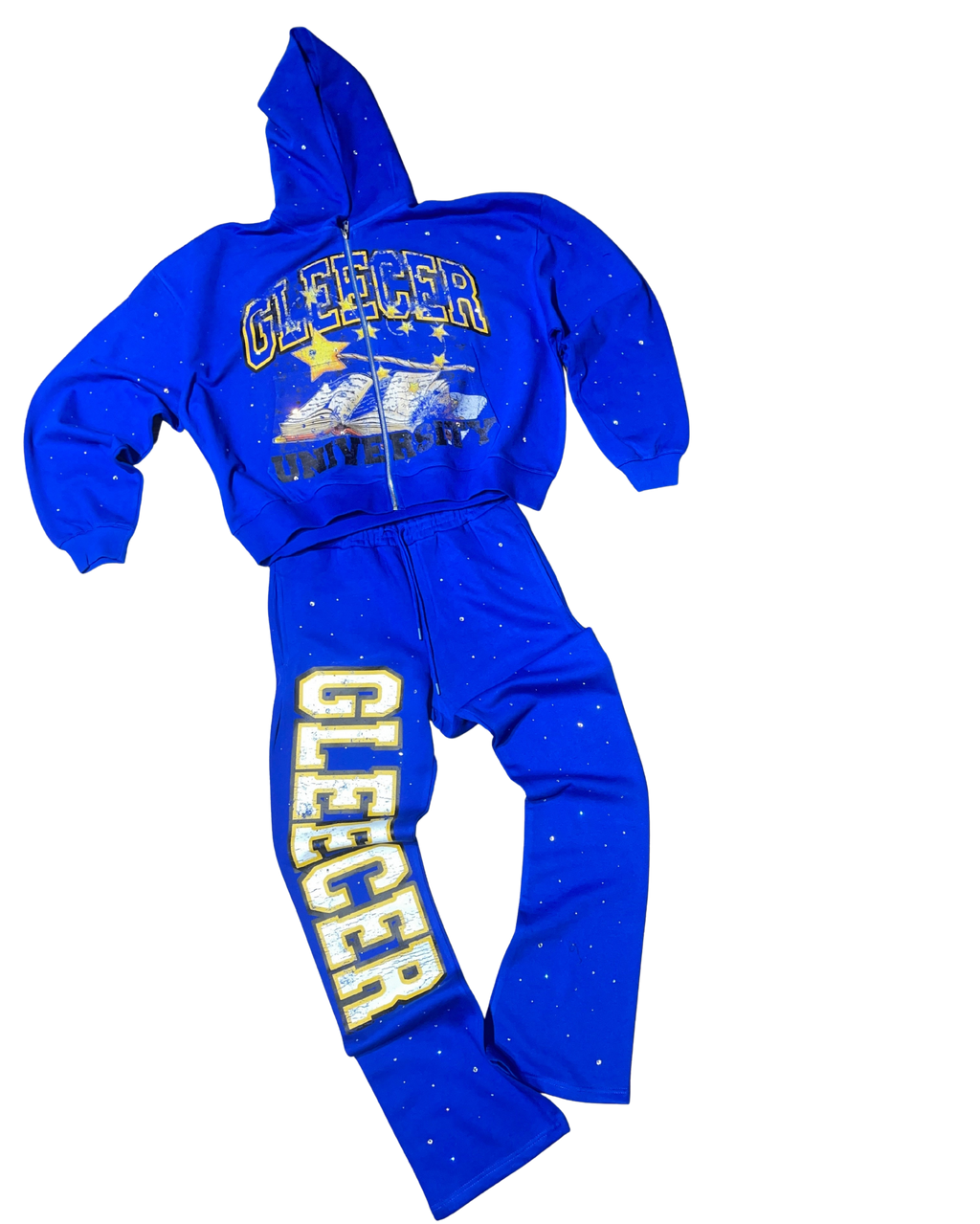 Gleecer University Rhinestone Tracksuit