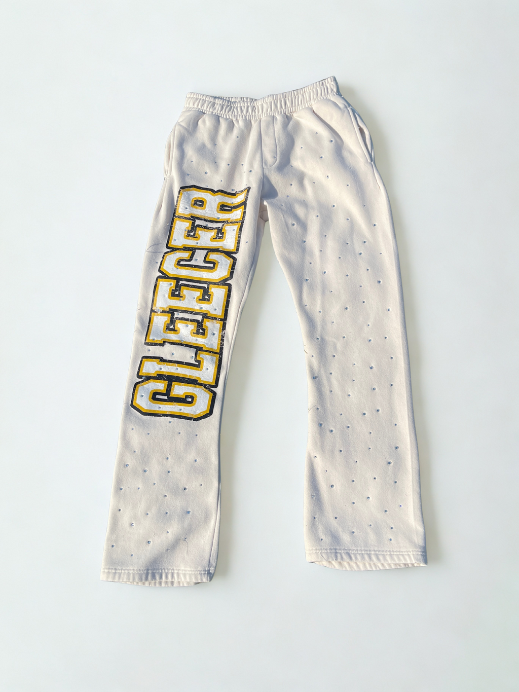 Gleecer University Rhinestone Hoodie Set