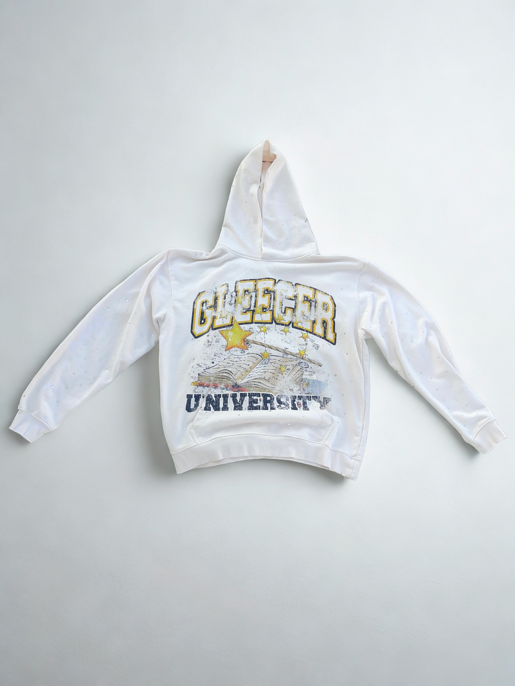 Gleecer University Rhinestone Hoodie Set