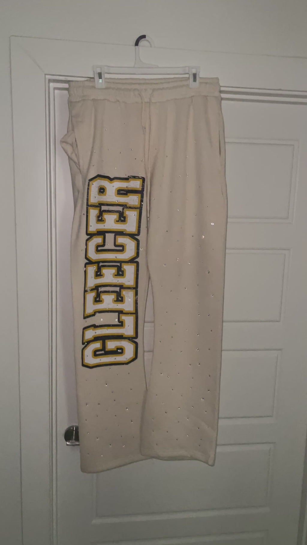 Gleecer University Rhinestone Hoodie Set