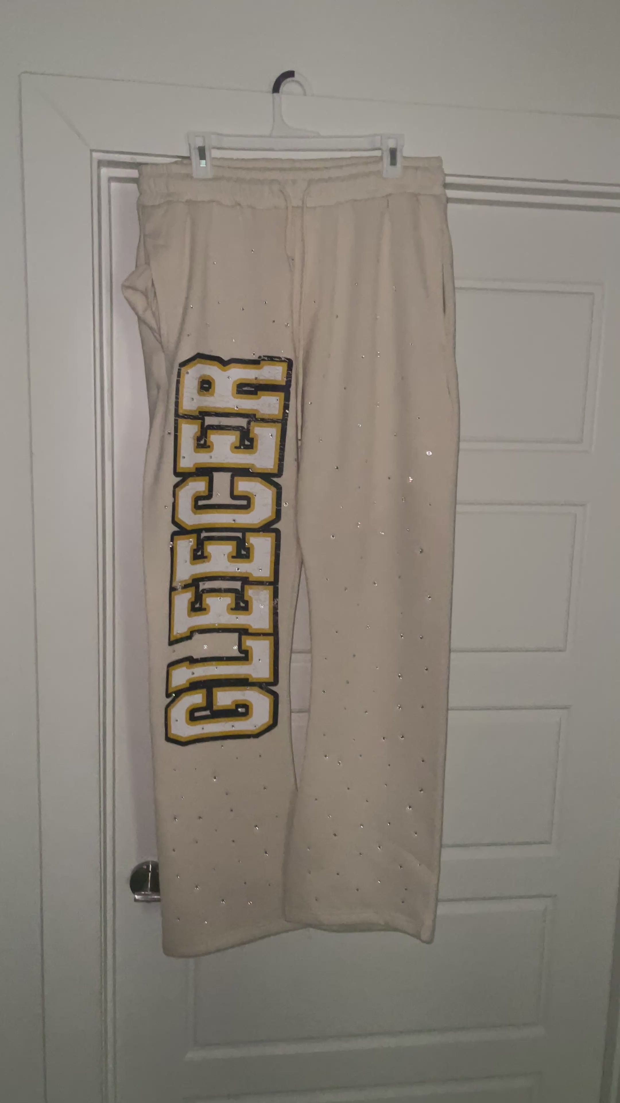 Gleecer University Rhinestone Hoodie Set