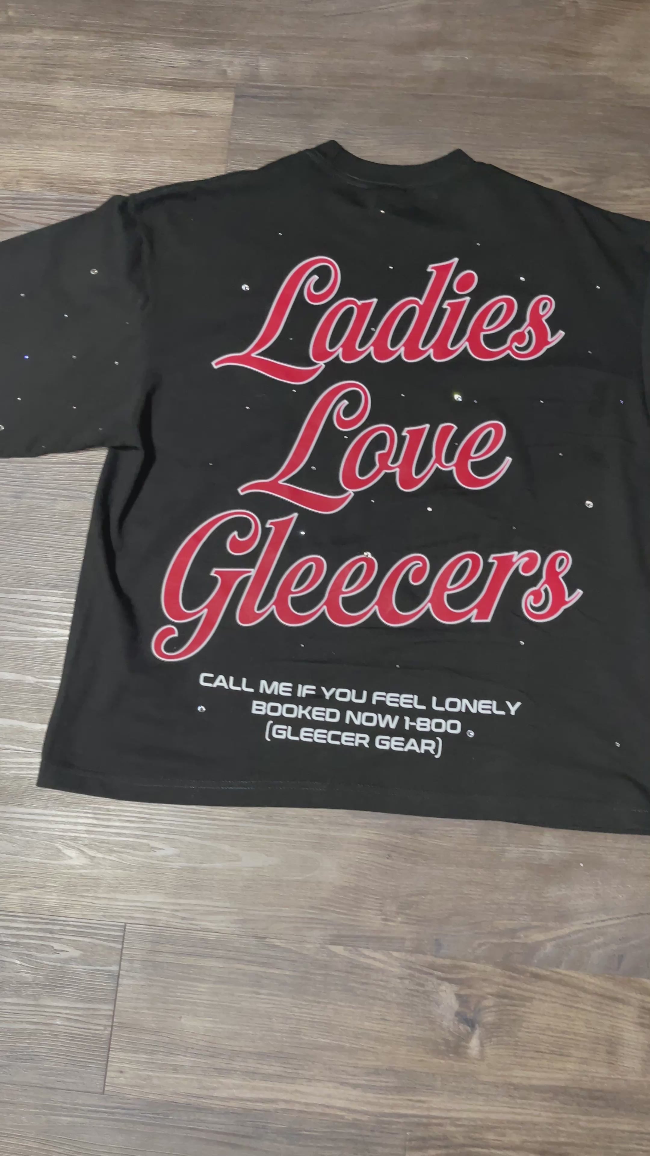 Ladies Loves Gleecers Cropped Tee