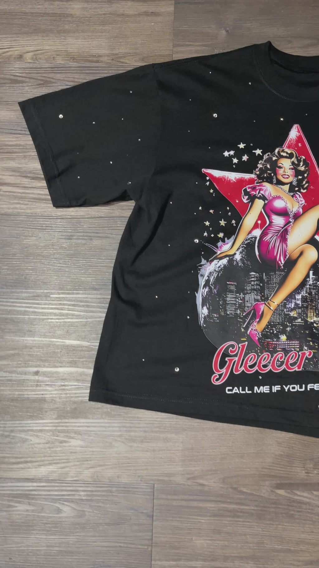 Ladies Loves Gleecers Cropped Tee